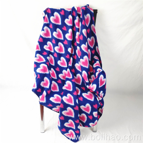 Wholesale Price Sublimation Fleece Throw Blanket Fleece Blanket Bed